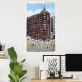 ショフィールド建物、クリーブランドオハイオ1920sヴィンテージ ポスター (ホームオフィス)