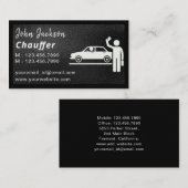 ショフールタクシードライバープロフェッショナルダーク 名刺 (正面/裏面)