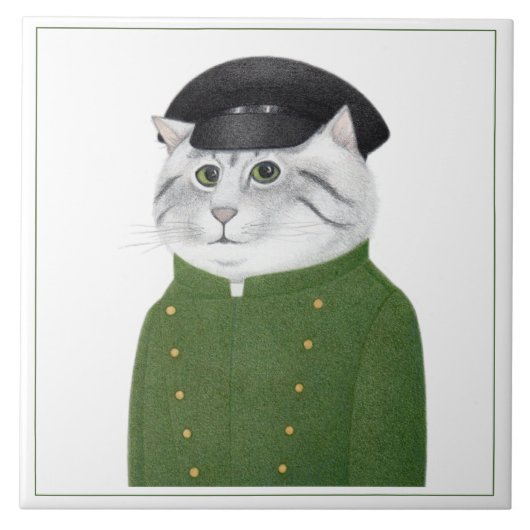 ショフールCAT 6"角セラミックタイル タイル (正面)