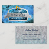 ショベルのスローガン名刺 名刺 (正面/裏面)