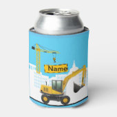 ショベルの名前のパーソナライズ 缶クーラー (缶正面)