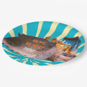 ショベルをテーマにした ペーパープレート (アングル)