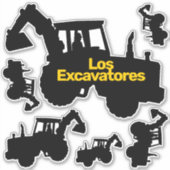 ショベルアイコンセット シール (正面)