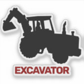 ショベルアイコン シール (正面)