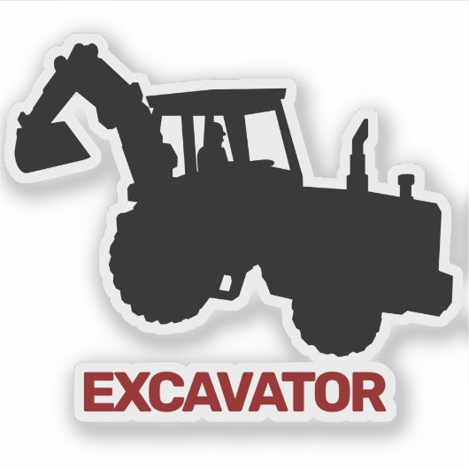 ショベルアイコン シール (正面)