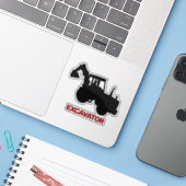 ショベルアイコン シール (ノートパソコンとiPhone)