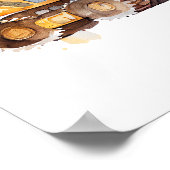 ショベルウォールアート ポスター (角)