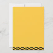 ショベルカー クレーン 建設 ビルダー男子 誕生日 招待状 (裏面)