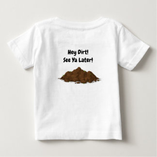 ショベルカー 子供用シャツ ベビーTシャツ