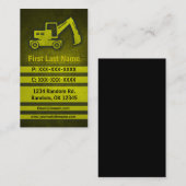 ショベルグランジカスタム建築カード 名刺 (正面/裏面)