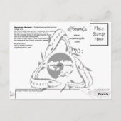 ショベルノーズ・スタージオン・コラージュ・ポストカード ポストカード (裏面)