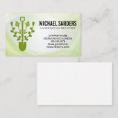 ショベルプラントのロゴ | ガーデニング | 造園 名刺 (正面/裏面)