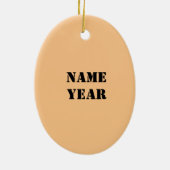 ショベル建築付き髭オーナメント セラミックオーナメント (裏面)