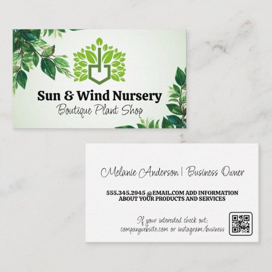 ショベル離れのロゴ | 横 名刺 (正面/裏面)