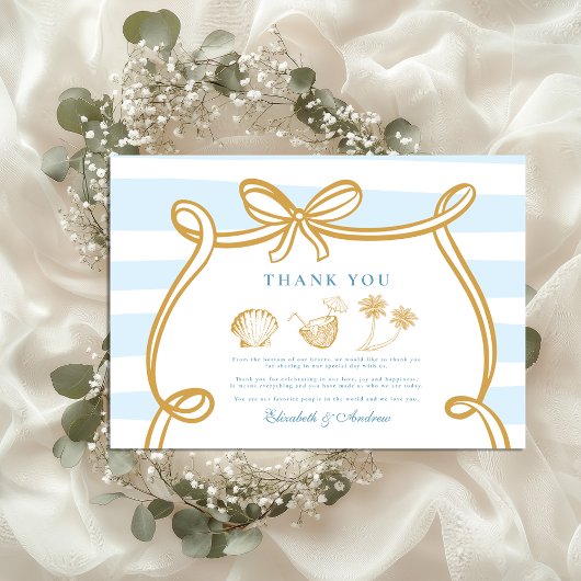 ショラお洒落イン結婚ズ サンキューカード