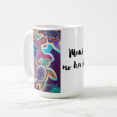 ショラのカオイ！マオリ亀 コーヒーマグカップ (正面左)