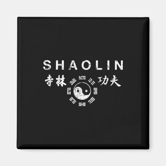 ショリンクンフー中国の武術アーツ マグネット (正面)
