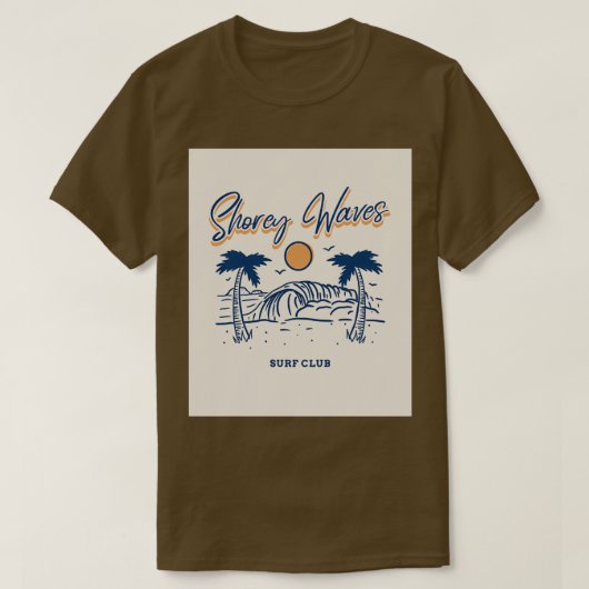 ショリーウェーブスサーフクラブ Tシャツ (デザイン正面)