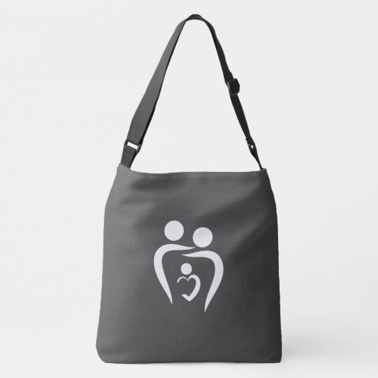 ショルダーエレガントハンドバ祝ッグの家族の愛 クロスボディバッグ (裏面)