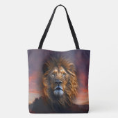 ショルダートートバッグキングイエスユダのライオン トートバッグ (裏面)