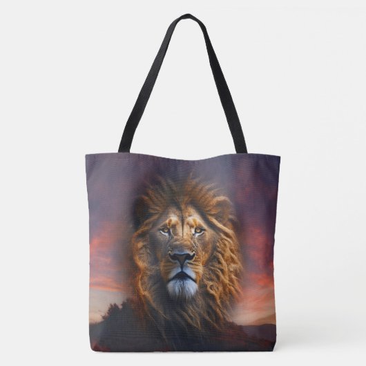 ショルダートートバッグキングイエスユダのライオン トートバッグ (裏面)