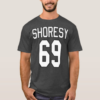 ショレシー69ホッケーカおもしろいナダミームパロディ Tシャツ