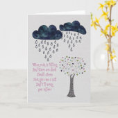 ショーあなたがそれらの考える気にし、である誰か カード (黄色い花)