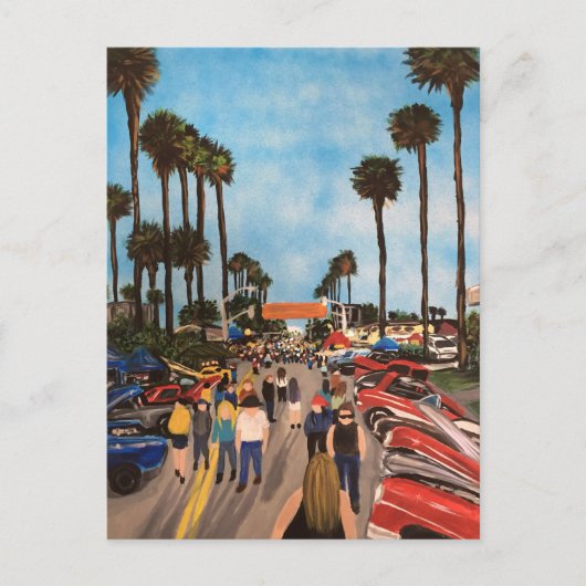 ショーで ポストカード (正面)