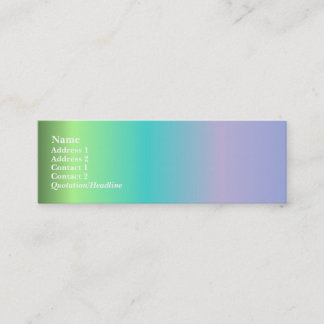 ショーのプロフィールカードのベスト スキニー名刺