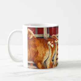 ショーの女の子-ベルギーの馬 コーヒーマグカップ