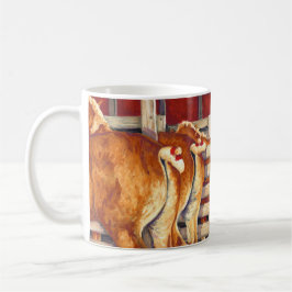 ショーの女の子-ベルギーの馬 マグカップ