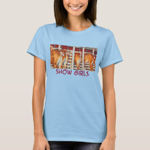 ショーの女の子-ベルギーの馬 Tシャツ