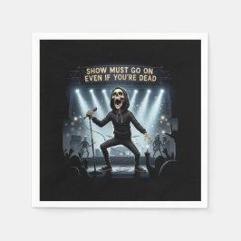 ショーはパーティーのナプキンに行く スタンダードカクテルナプキン