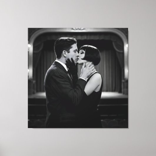 ショーは終わり、1920年代のナターシャ・アメリカ キャンバスプリント (正面)