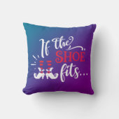 ショーもしは魔女パープルとブルーハロウィーンに合う クッション (正面)