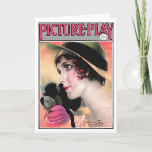 「ショーを盗む」ヴィンテージ映画スター・バレンタイン シーズンカード (正面)