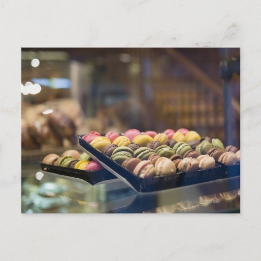 ショーウィンドウ2のマカロン ポストカード (正面)