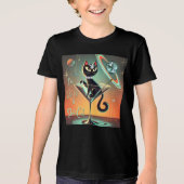 ショーガールの猫の一生 トライブレンドＴシャツ (正面)