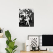 ショーガールズバックステージ， 1926.ヴィンテージ写真 ポスター (ホームオフィス)