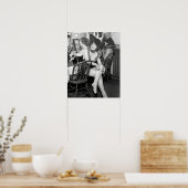 ショーガールズバックステージ， 1926.ヴィンテージ写真 ポスター (キッチン)