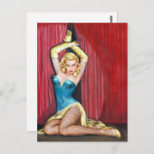 ショーガールピンナップ ポストカード (正面/裏面)