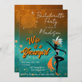 ショーガール招待状 招待状 (正面/裏面)