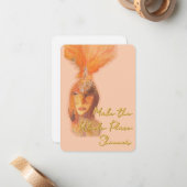 ショーガール時代のメモ ノートカード (正面/裏面インサイチュ)