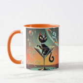 ショーガール猫の人生 マグカップ (左)