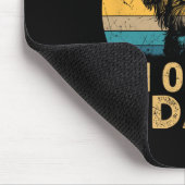 ショーキクールーパパ愛犬家ポープリントファーザーズデー マウスパッド (コーナー)