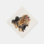 ショークラスの犬 スタンダードカクテルナプキン (角)