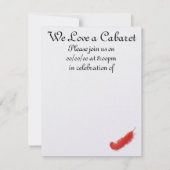 ショータイムだ！招待状 (裏面)