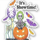 ショータイムのおもしろいハロウィーン シール (正面)