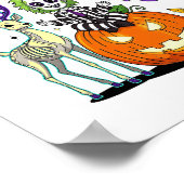 ショータイムのおもしろいハロウィーン ポスター (角)