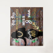 ショーティーの40歳| 90年代ヒップホップ バースデー 背景 タペストリー (正面)